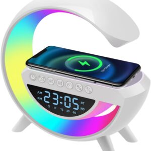 Bluetooth speaker Lamp with 15W Wireless Charger