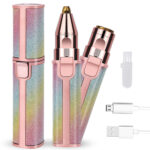 2 in 1 Eyebrow Trimmer Pink
