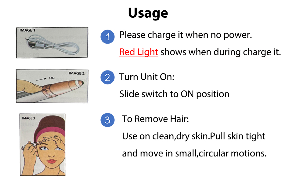 eyebrow and face hair remover