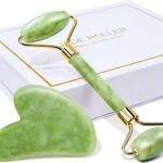 Jade Roller and Gua Sha Stone (Green)
