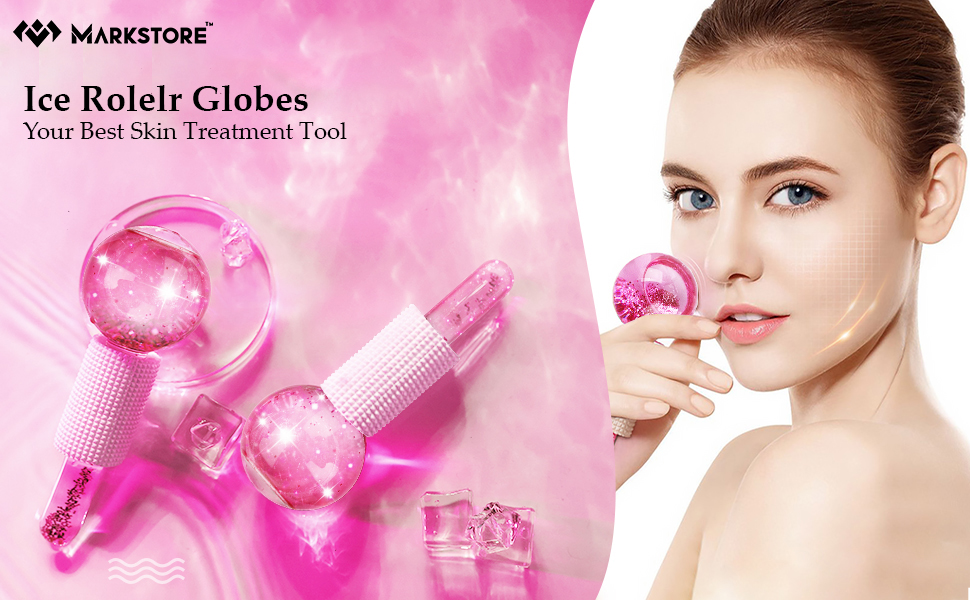 pink ice roller globe
