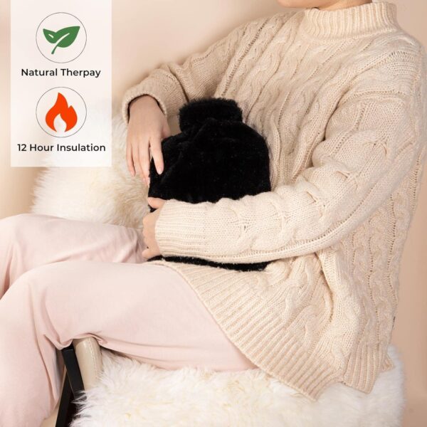Black Hot Water bottle