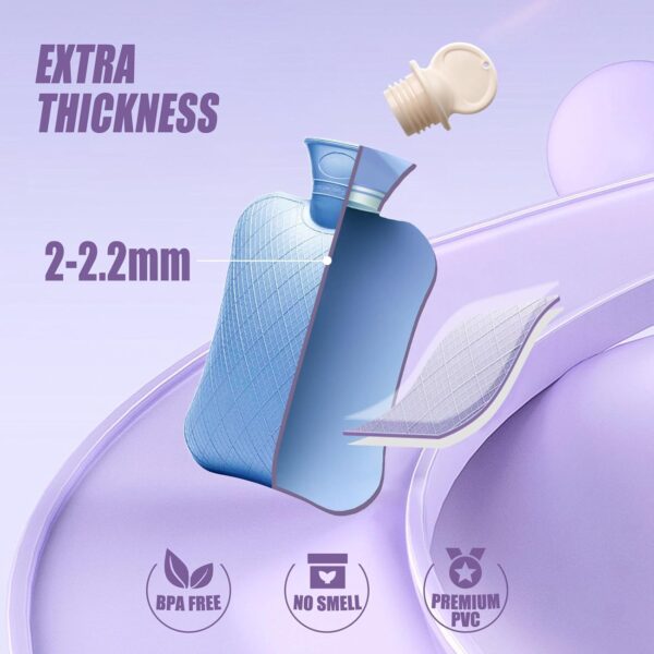 pvc hot water bottle