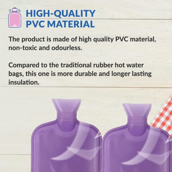 pvc hot water bottle