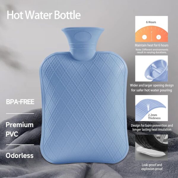 pvc hot water bottle