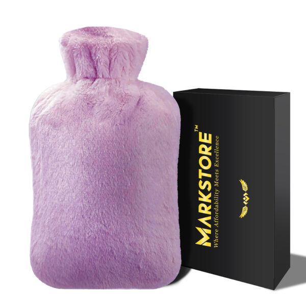 purple hot water bottle