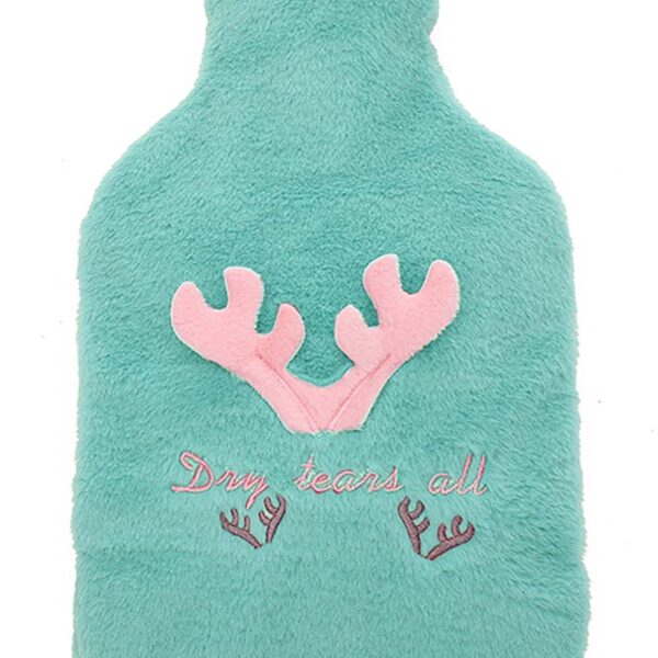 aqua color hot water bottle