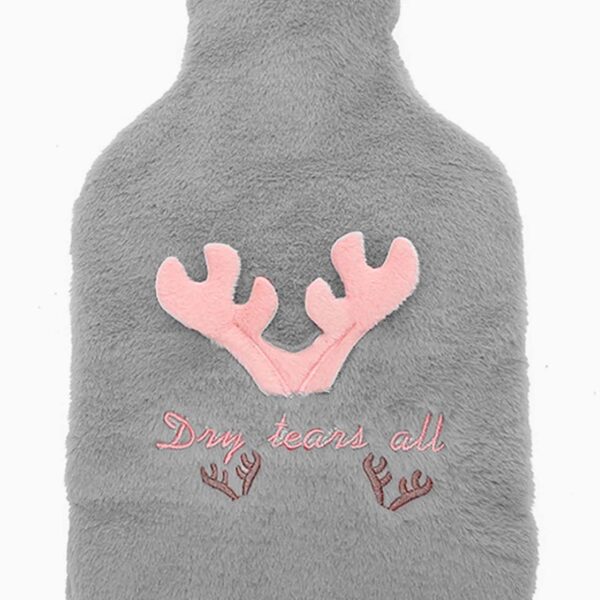 grey color hot water bottle