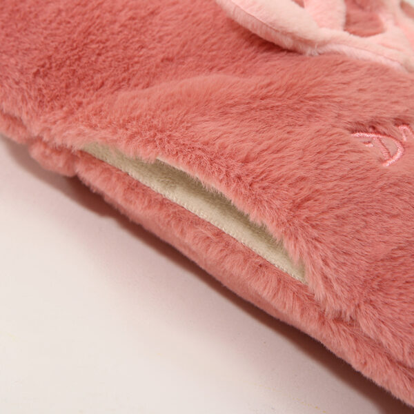 Pink hot water bottle