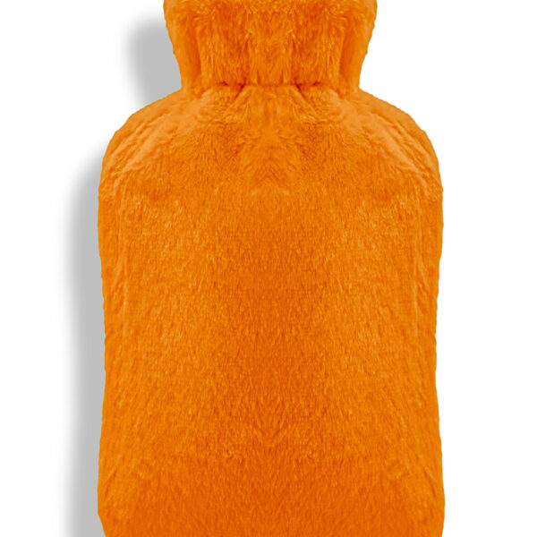 orange hot water bottle