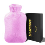 pink hot water bottle