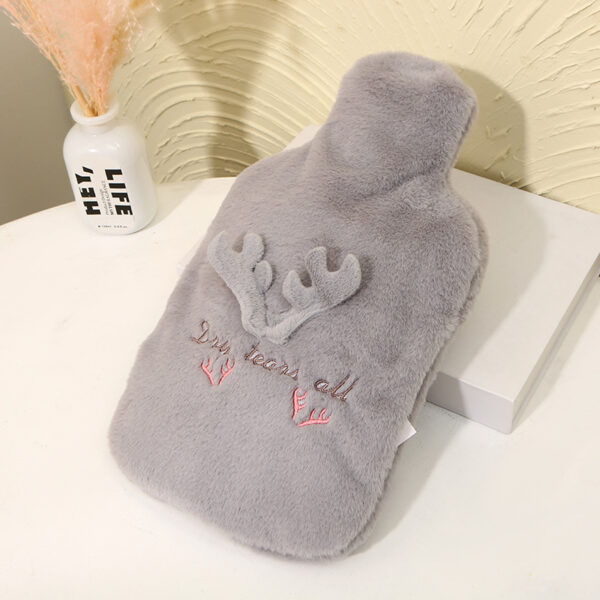 grey color hot water bottle