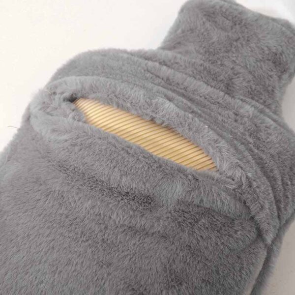 grey color hot water bottle