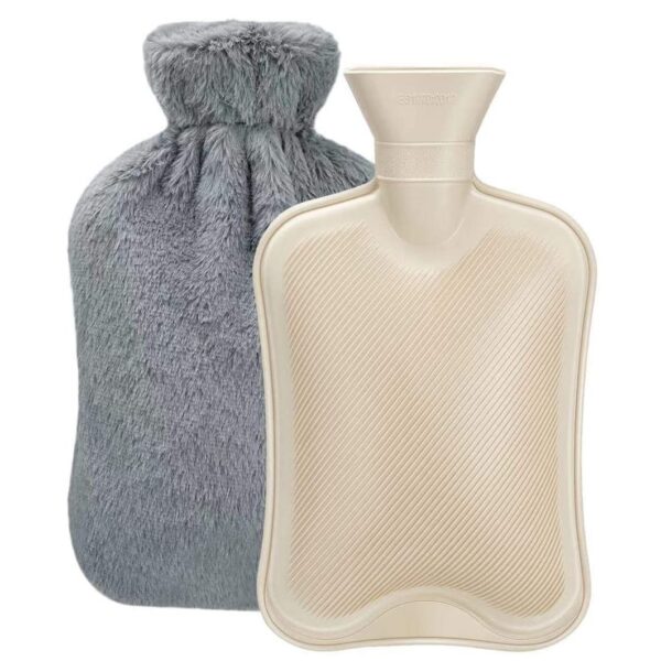 grey hot water bottle