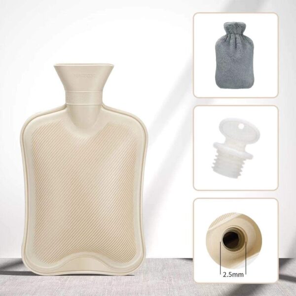 grey hot water bottle