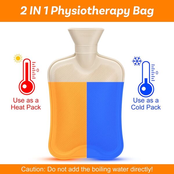 aqua color hot water bottle