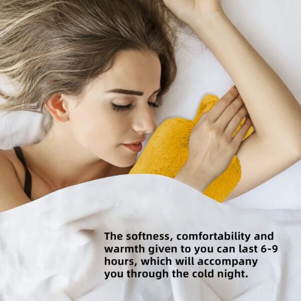 orange hot water bottle