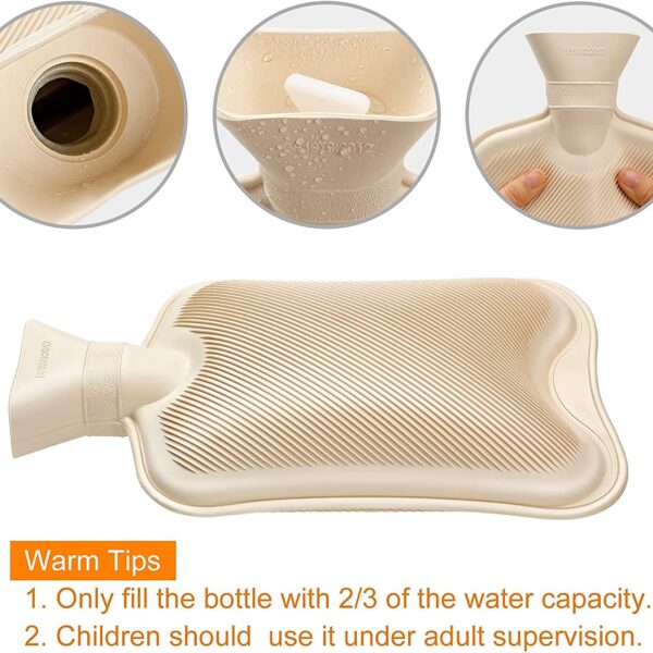 aqua color hot water bottle