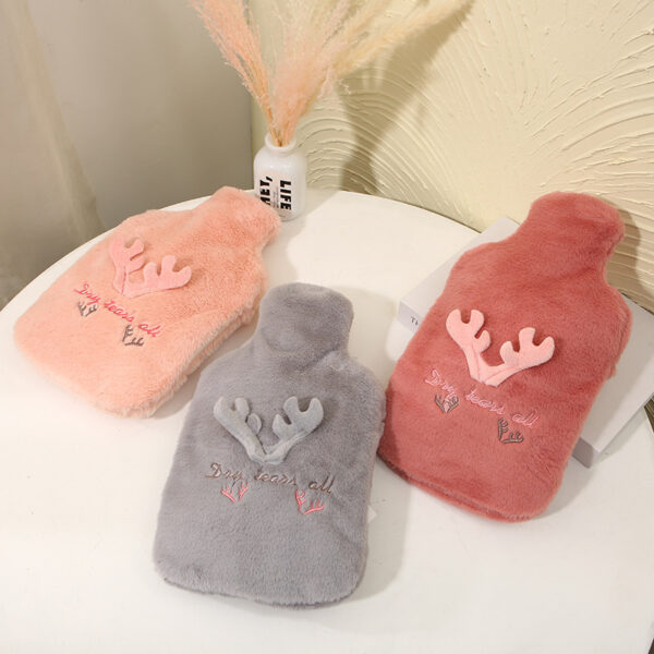 aqua color hot water bottle