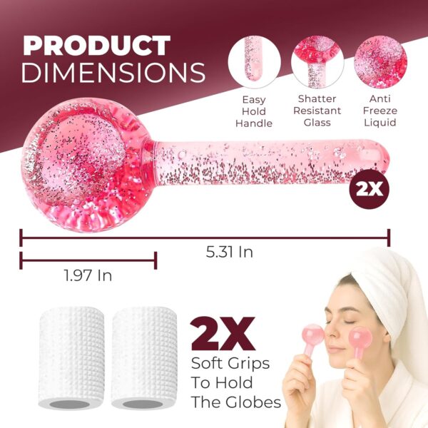 pink ice roller globe
