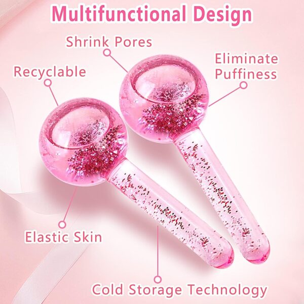 pink ice roller globe