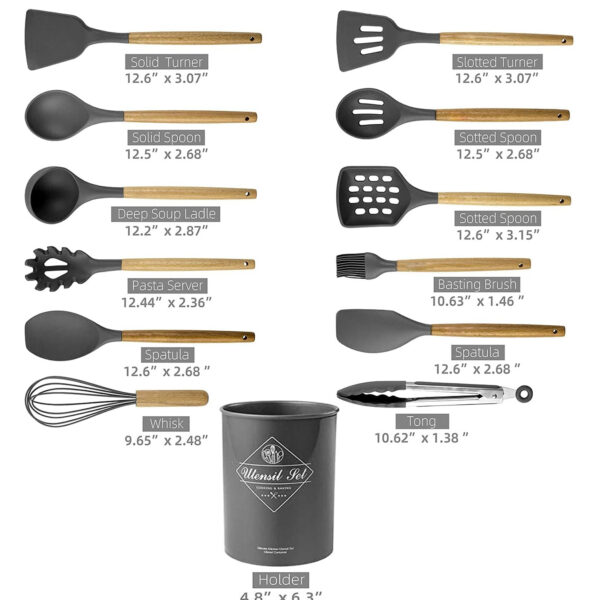 12 piece kitchen utensil set