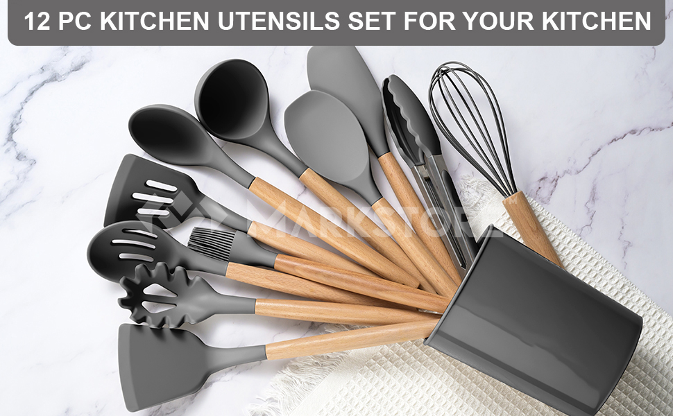 12 piece kitchen utensil set