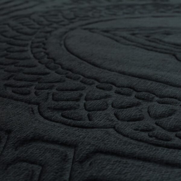 black prayer mat