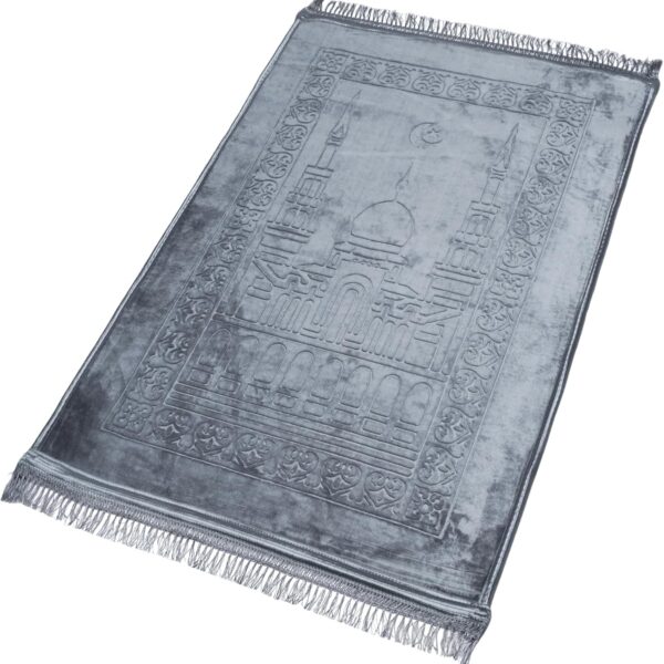 grey prayer mat
