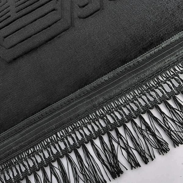 black prayer mat