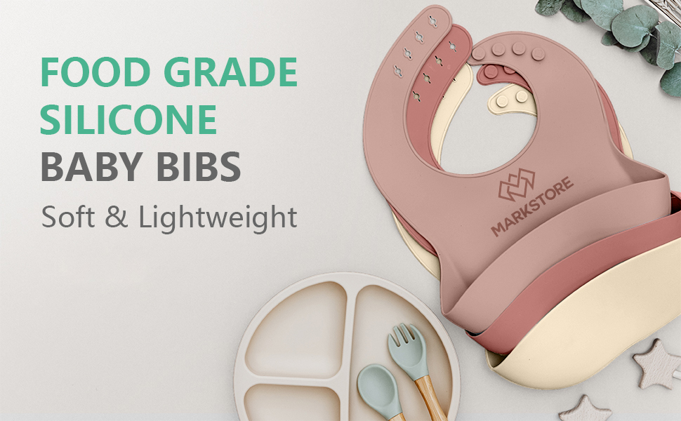 Silicon baby bibs