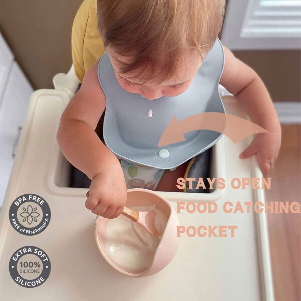 Silicon baby bibs