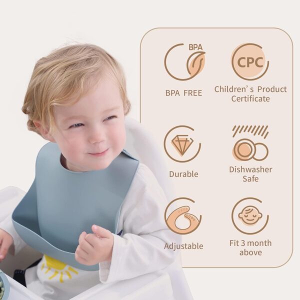 Silicon baby bibs