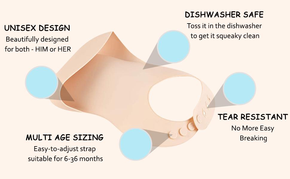Silicon baby bibs