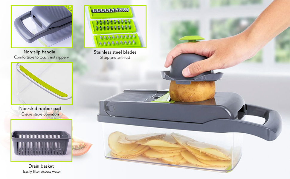 Vegetable Chopper 12 in 1 functional