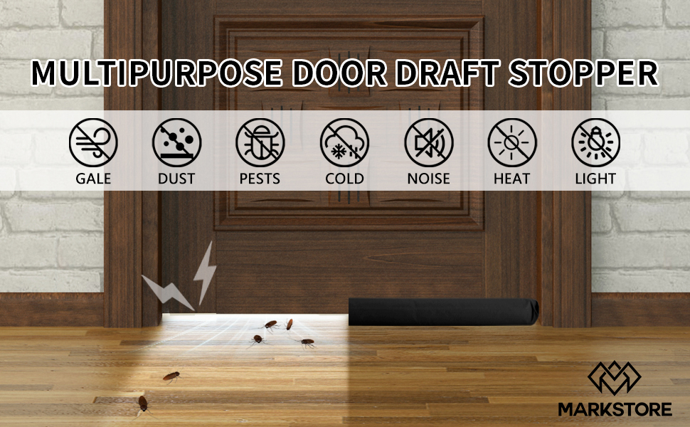 Door draft stopper