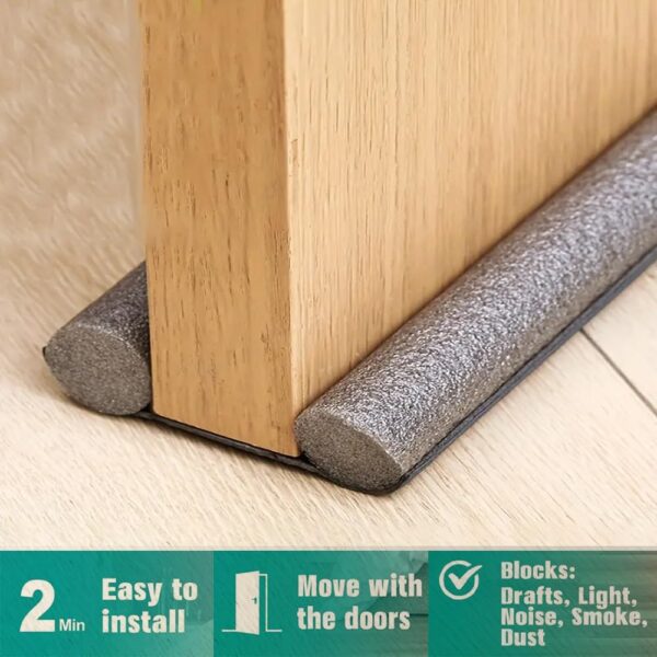 Door draft stopper