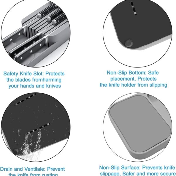 Knife organizer tray
