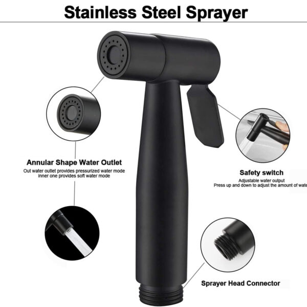 Toilet Sprayer with hose pipe