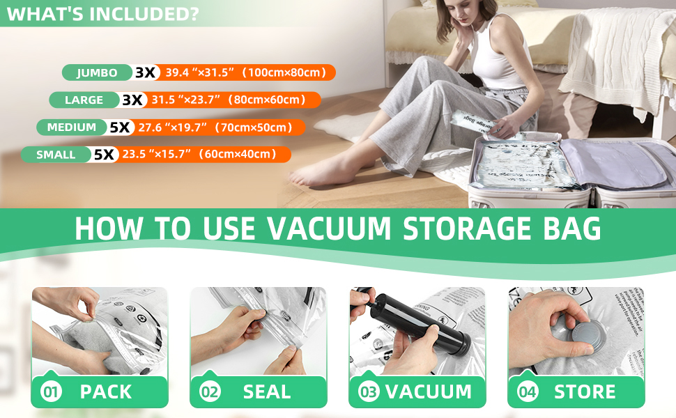 Vaccume Storage Bags
