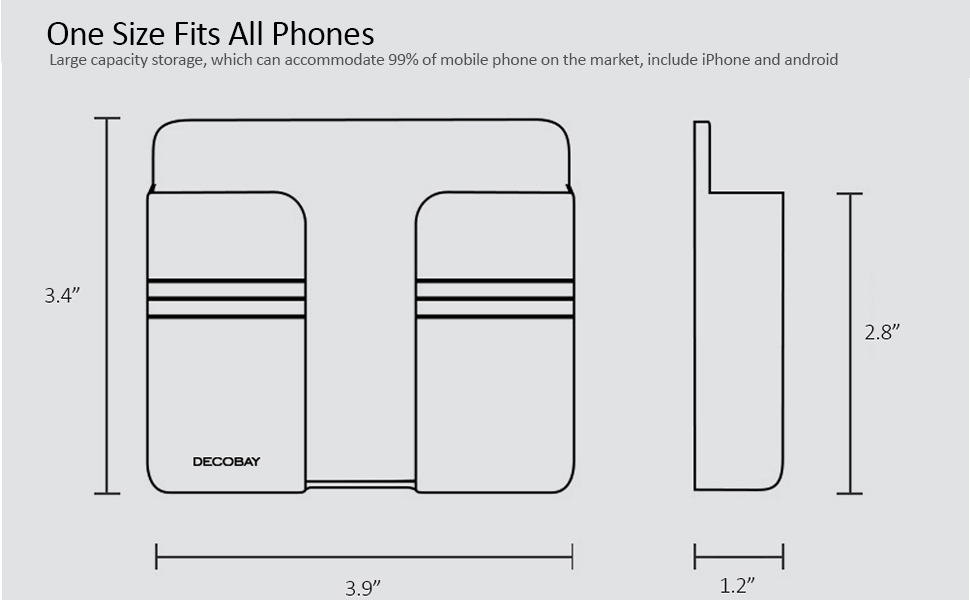 Wall Mounted Phone Holder